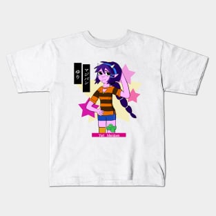 Yuri Marzipan the Oni - Cute Preppy (original) Kids T-Shirt